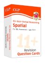 11+ GL Revision Question Cards: Non-Verbal Reasoning Spatial - Ages 10-11