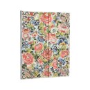2026 Pear Garden (Peking Opera Embroidery) Ultra 12-month Vertical Hardcover Flexi Dayplanner 2026 (Wrap Closure)