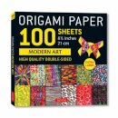 Origami Paper 100 sheets Modern Art 8 1/4"