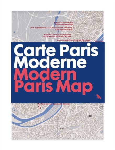 Modern Paris Map