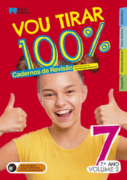 Vou tirar 100% - 7.º Ano - Volume 2 Cadernos de Revisão
