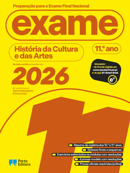 Preparação para o Exame Final Nacional 2026 - História da Cultura e das Artes - 11.º ano
