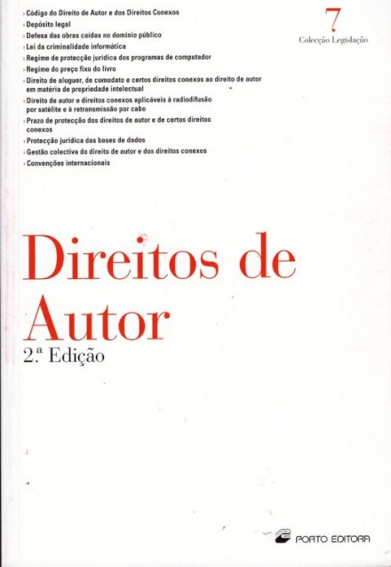 Legislaçao Direitos De Autor