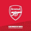 Arsenal FC Legends Square Calendar 2025