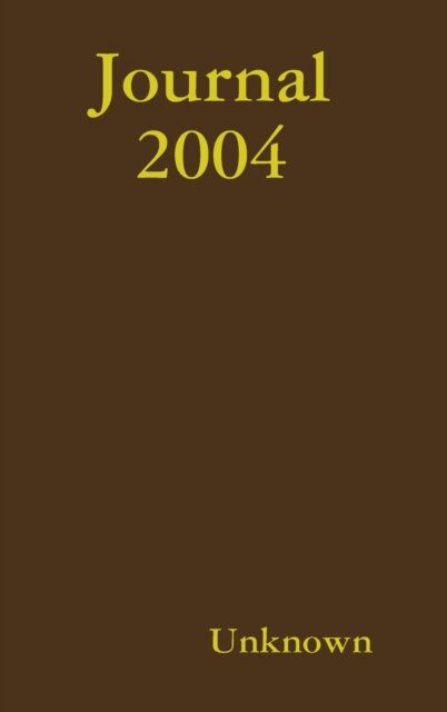 Journal 2004