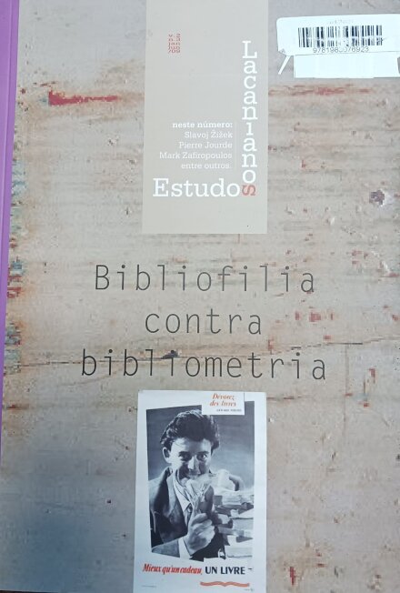 Bibliofilia contra bibliometria - Estudos Lacanianos v.2 n.3