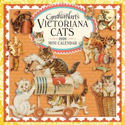 Cynthia Hart's Victoriana Cats Mini Wall Calendar 2026