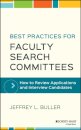 Best Practices for Faculty Search Committees