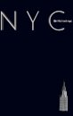 NYC Chrysler building midnight black grid style page notepad $ir Michael Limited edition