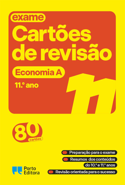 Cartões de revisão - Livro Economia A - 11.º ano