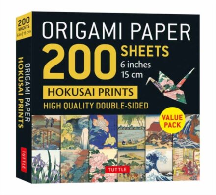Origami Paper 200 sheets Hokusai Prints 6" (15 cm)
