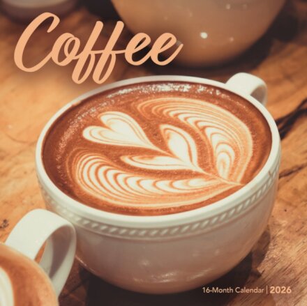 Coffee Square Mini Sunday Start Calendar