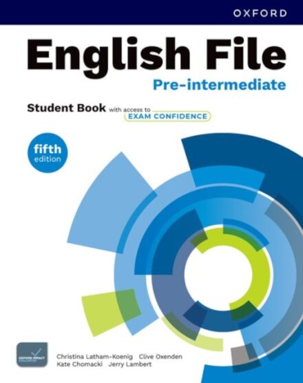 English File, 5th Edition Pre-Intermediate Student's Book with Exam Confidence