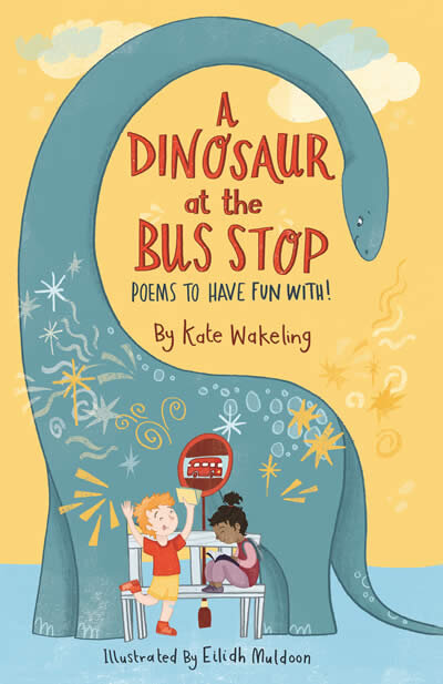 A Dinosaur At The Bus Stop