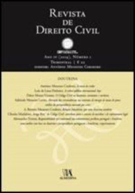 Revista de Direito Civil n.º 1 (2019)