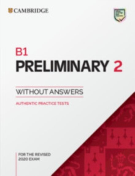 B1 Preliminary 2 Student's Book without Answers