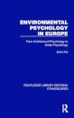 Environmental Psychology in Europe
