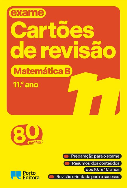 Cartões De Revisão - Livro Matemática B - 11.º Ano