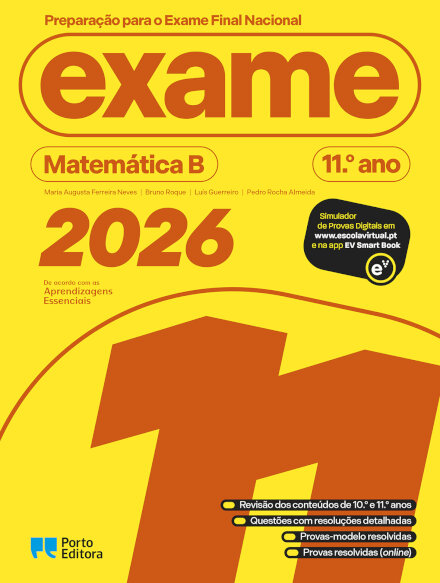 Preparação para o Exame Final Nacional 2026 - Matemática B - 11.º ano