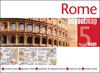 Rome PopOut Map : Pocket size, pop up city map of Rome