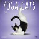 Yoga Cats 2026 Square Flap Calendar