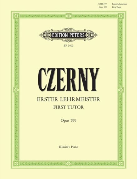 First Tutor Op. 599 for Piano
