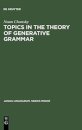 Topics in the Theory of Generative Grammar