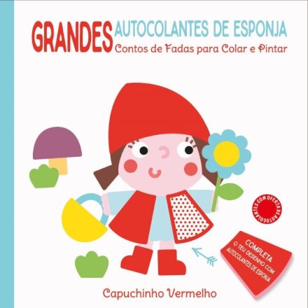 Capuchinho Vermelho - Grandes Autocolantes de Esponja