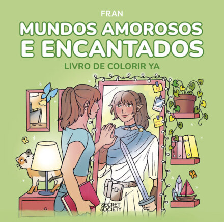 Mundos Amorosos e Encantados - Livro de Colorir