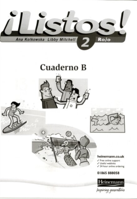 Listos 2! Rojo Wb Pack Of 8