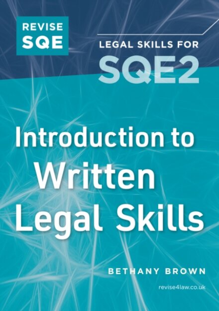 Revise SQE Introduction to Written Legal Skills for SQE2