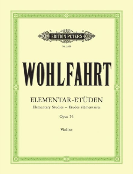 40 Elementary Studies Op. 54 for Violin
