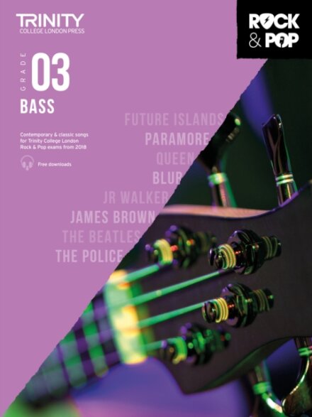 Trinity College London Rock & Pop 2018 Bass Grade 3