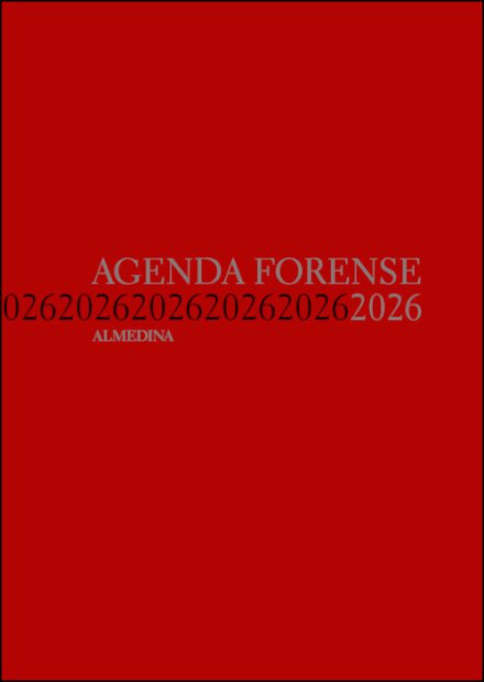 Agenda Forense 2026 (Vermelho)