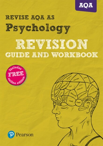 Pearson REVISE AQA AS Level Psychology Revision Guide and Workbook incl. online revision - for 2025, 2026 exams