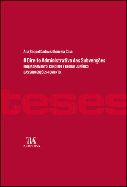O Direito Administrativo Das Subvenções