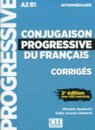 Conjugaison progressive du français - Niveau intermédiaire (A2/B1) - Corrigés