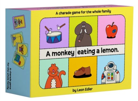 A Monkey Eating a Lemon