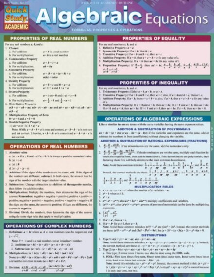 Algebraic Equations