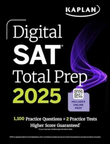 Digital SAT Total Prep 2025: Includes 2 Full Length Practice Tests, 1,000+ Practice Questions + 1 Year Access to Online Quizzes and Video Instruction