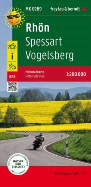 Rhon Mountains - Spessart - Vogelsberg 1:200 000