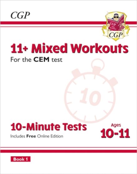 11+ CEM 10-Minute Tests: Mixed Workouts - Ages 10-11 Book 1 (with Online Edition)