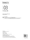 Trinity College London Violin Exam Pieces From 2020: Grade 3 (part only)