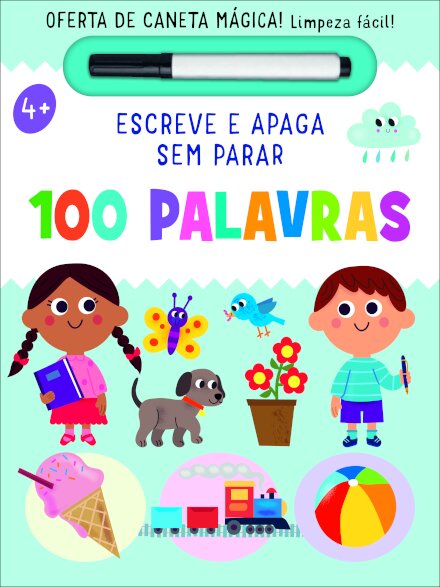 Escreve e Apaga Sem Parar: 100 Palavras