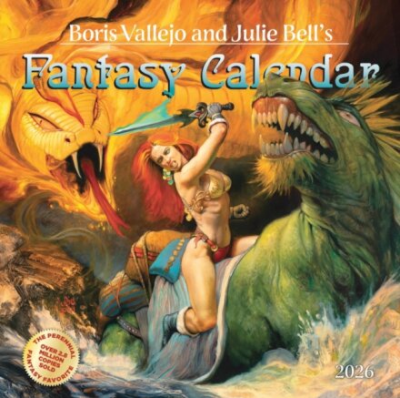 Boris Vallejo and Julie Bell's Fantasy Wall Calendar 2026