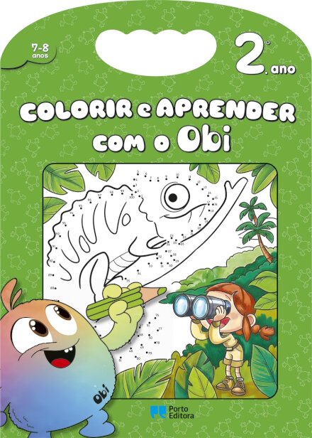 Colorir e aprender com o Obi - 2.º ano - 7-8 anos