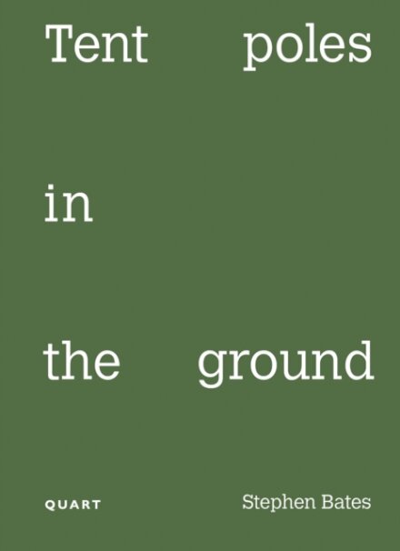 Tent poles in the ground