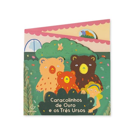 Caracolinhos De Ouro E Os Três Ursos - Livro Acordeão