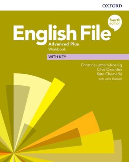English File, 4th Edition Advanced Plus Workbook with Key