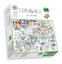 Map of Cornwall Jigsaw 1000 Piece Puzzle